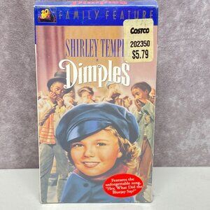Shirley Temple In Dimples VHS - 20th Century Fox Family Feature